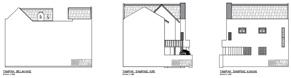 CAD Drawing - Gambar  CAD 2D IMB 1 Hari Jadi ( 6000rb/m2  NEGO ) - 6