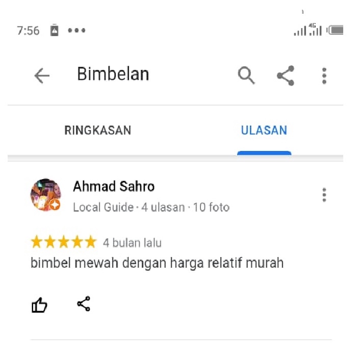 Memberi Review - Jasa Review GMB dan GMAP - 4
