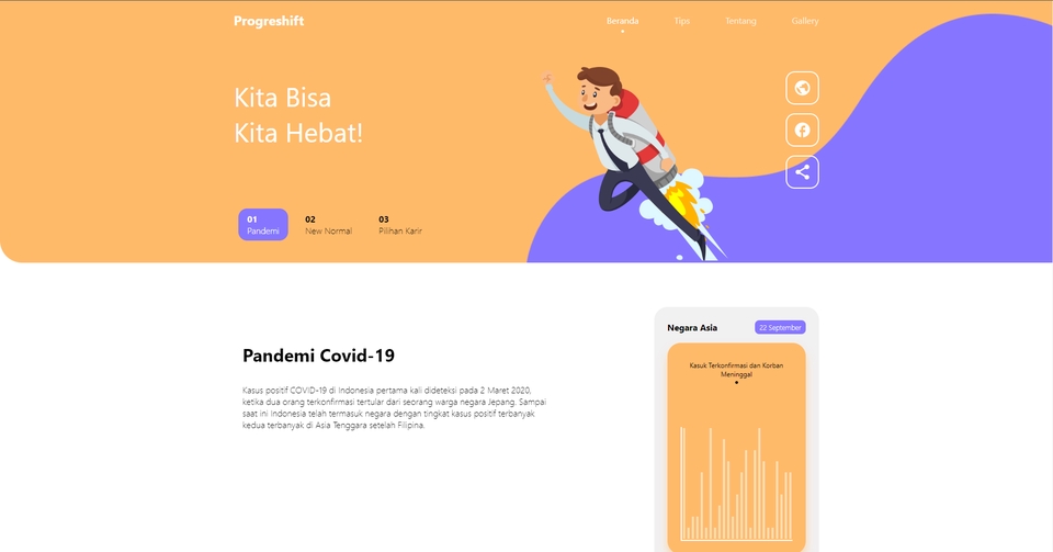 Jasa pembuatan website profesional untuk perusahaan, bisnis, dan toko online dengan harga murah.