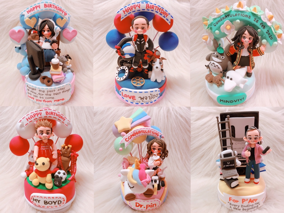 รับทำของขวัญแฮนเมด  ตุ๊กตาปั้นดินน้ำมัน