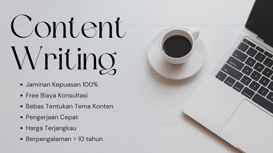 Penulisan Konten - CONTENT WRITING ( Konten blog / Website / Media Sosial) Garansi/jaminan kepuasan konsumen - 1