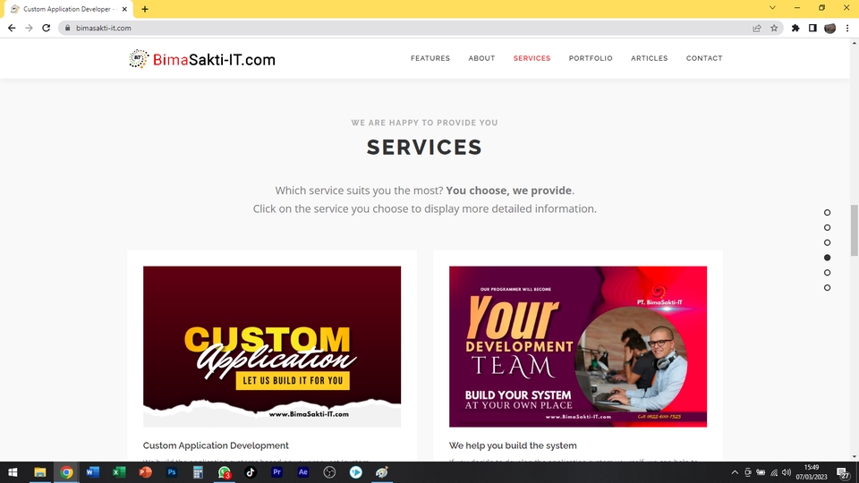 Web Development - Pembuatan Website Company Profile, Personal Blog, Komunitas, Dsb - 4