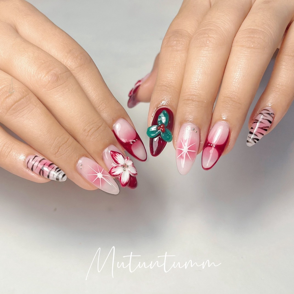 บริการทำเล็บที่บ้าน เจลทาเล็บลายสวย รับทำเล็บมือ