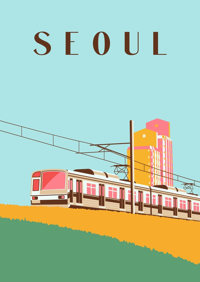 Gambar dan Ilustrasi - Desain ilustrasi pemandangan atau kota dan poster lainya - 6