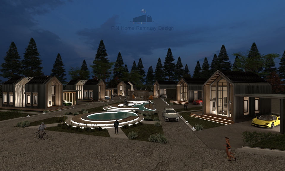 เขียนแบบวิศวกรรมและออกแบบโครงสร้าง - ออกแบบ-เขียนแบบยื่นขออนุญาตก่อสร้าง-ประมาณราคา (BOQ) - 23