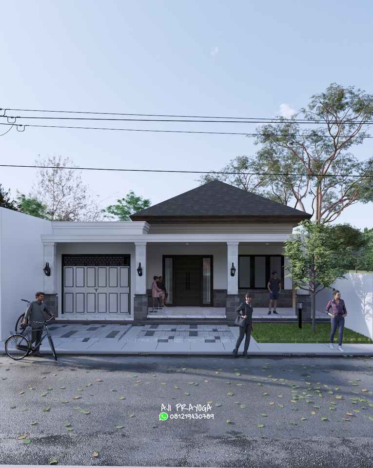 3D & Perspektif - JASA 3D EXTERIOR, RENDER EXTERIOR, DESAIN FACADE HARGA TERJANGKAU - 3