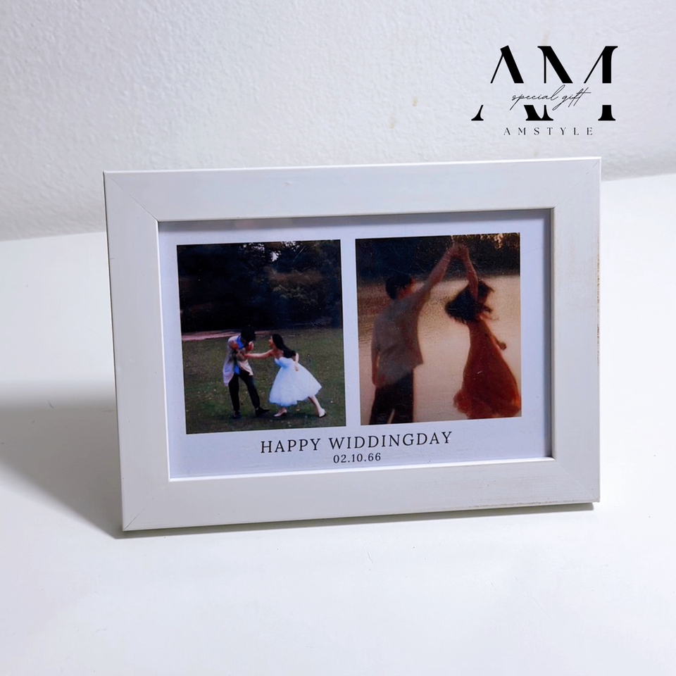 รับทำของขวัญแฮนเมด กรอบรูปแต่งงาน 02.10.66 รูปคู่ แต่งงาน วาเลนไทน์ วันเกิด รับทำของขวัญ diy