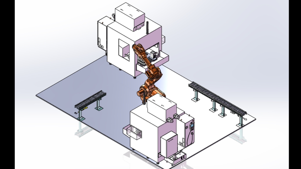 เขียนแบบวิศวกรรมและออกแบบโครงสร้าง - Design/Drawing/Draft/2D/3D/Auto cad/Solidwork/mechanical/Line Automation/Robot/Deburring MC/Conveyor - 1