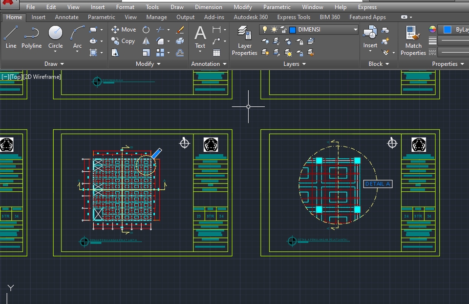 CAD Drawing - Desain dan Gambar 2D Autocad Bangunan  - 5