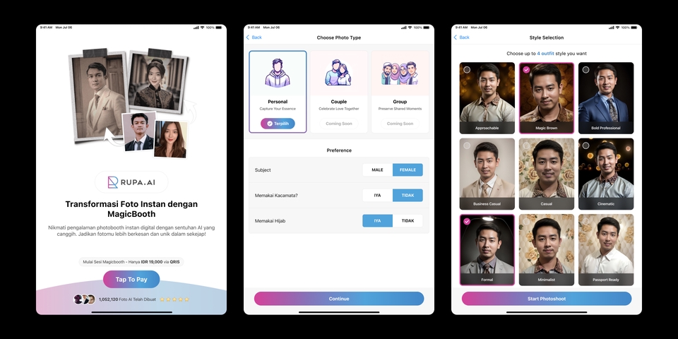 UIUX Design Figma + Revisi Sepuasnya