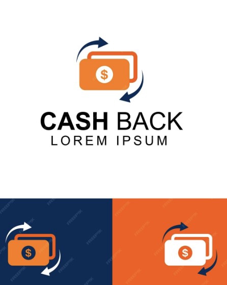 Desain logo cashback online modern  jasa desain logo perusahaan