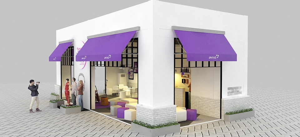 3D & Perspektif - 3d desain booth Pameran - 8