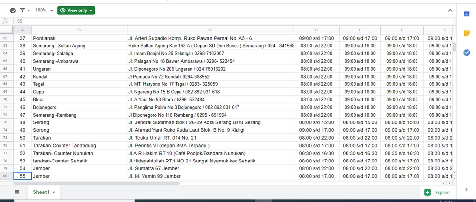 Entri Data - Entry data dan pengetikan Word Excel - 3