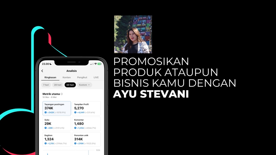 Selebgram/ Socmed - Jasa Iklan/Endorsement Video di TikTok - 1