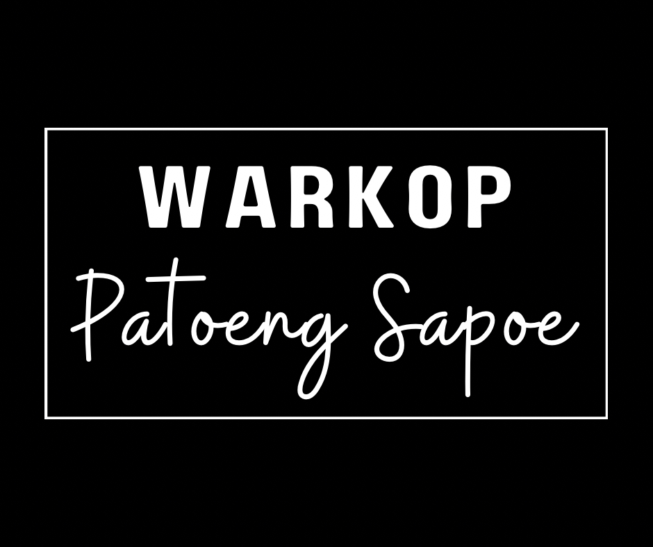 Jasa desain logo online, WarKop Patjoeng Sapoe - Desain logo restoran, desain logo cafe, desain logo warung makan, buat logo, logo warung makan