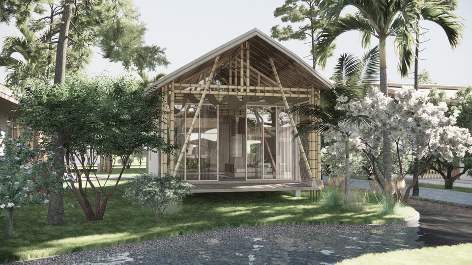 ออกแบบบ้าน3มิติโมเดลเสมือนจริง perspective รับเขียนแบบบ้าน3D ราคาถูก