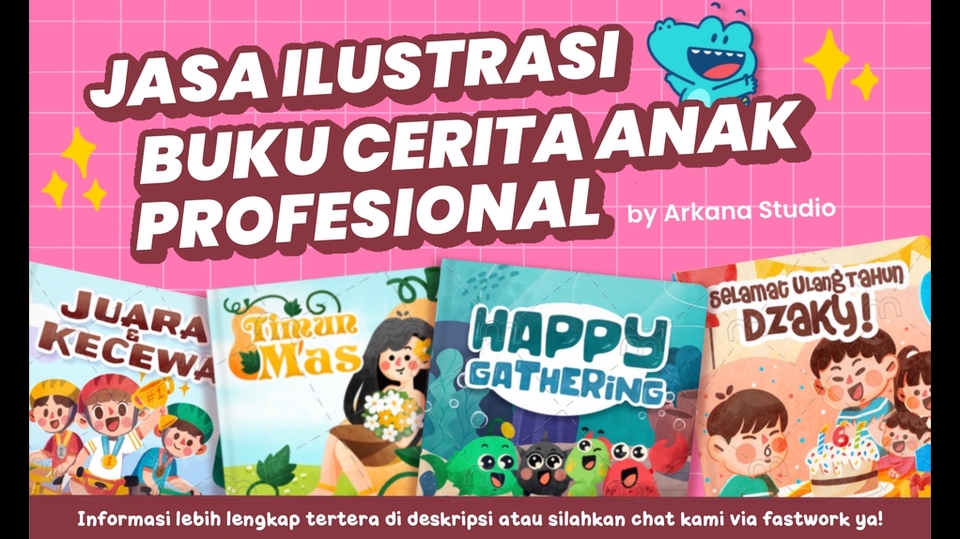 Gambar dan Ilustrasi - Jasa Ilustrasi Buku Cerita Anak Profesional - Premium Cepat Murah - 1