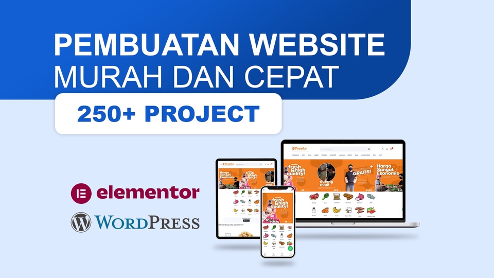 Web Development - Pembuatan Website Wordpress - Website Elementor - Website Responsive - 1