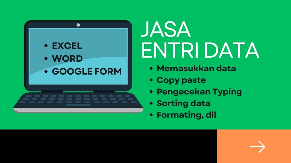 Jasa Input Berbagai Jenis Data Entry Online - JASA ENTRI DATA MS. EXCEL, WORD, DAN GOOGLE FORM