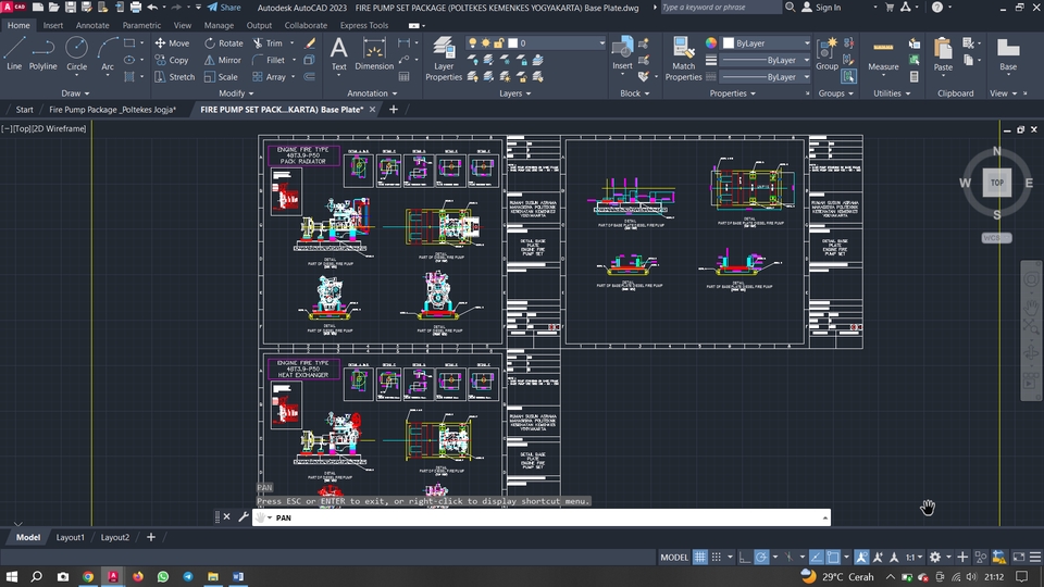 CAD Drawing - Electrical Cad Drawing (Panel Layout, Wiring Diagram, PLC, Layout Base Plate) - 6