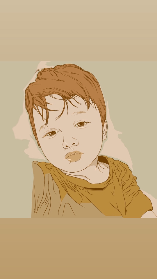 Jasa karikatur wajah desain vektor freelance untuk ilustrasi portrait.