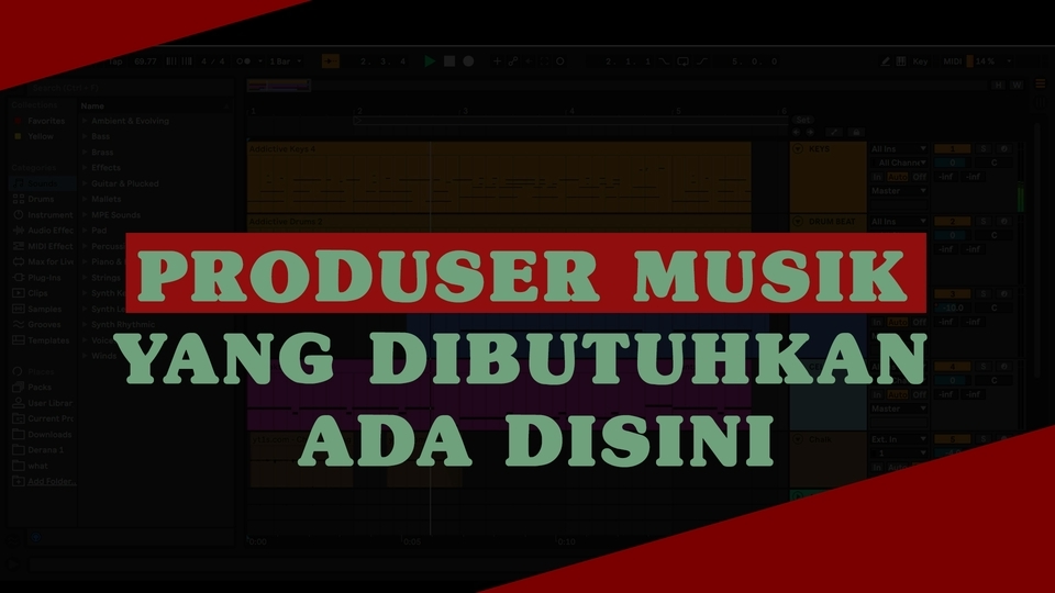 Sound Effects - Pembuatan Musik (Jingle, TVC, BGM, Beatmaking dll.) - 1