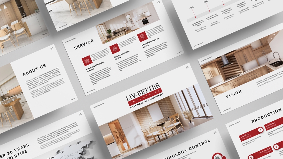 รับทำพรีเซนเทชั่นมืออาชีพ บริการออกแบบสไลด์สวยงาม ผลงานคุณภาพสูง แผนธุรกิจ งานอีเวนท์