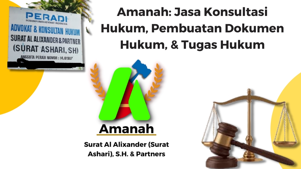 Jasa Pembuatan Surat Somasi - Amanah: Jasa Konsultasi Hukum, Pembuatan Dokumen Hukum, & Tugas Hukum