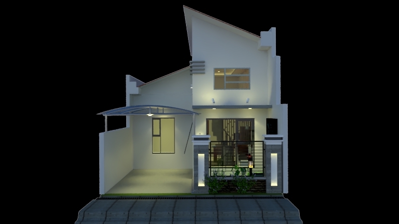 3D & Perspektif - Desain Rumah Tinggal, Office Dll Dalam Bentuk 3D - 3