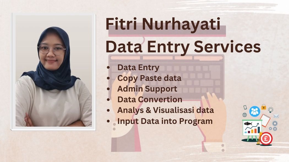 Jasa data entry online profesional di Indonesia, membantu input data, entri data, merangkum data dan visualisasi data.