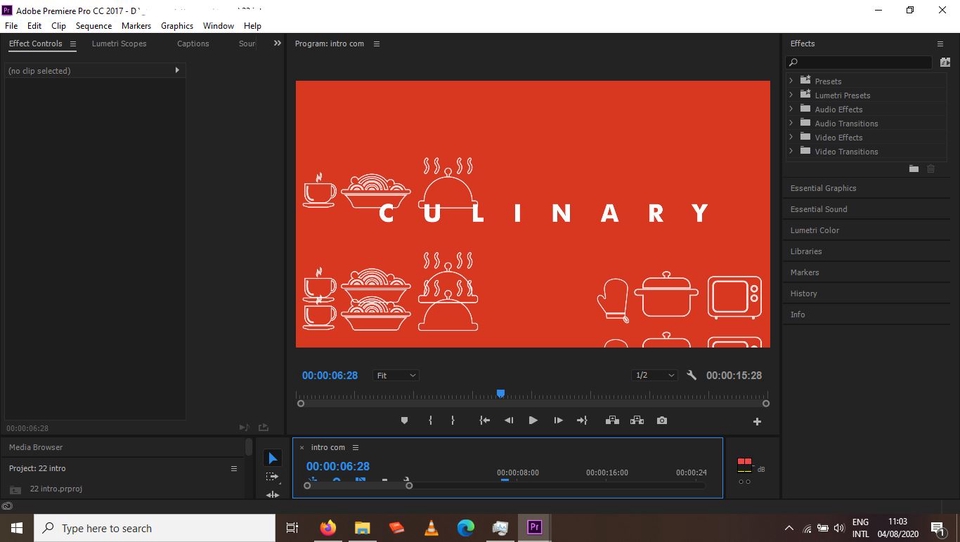 SIMPLE EDITING INTRO VIDEO