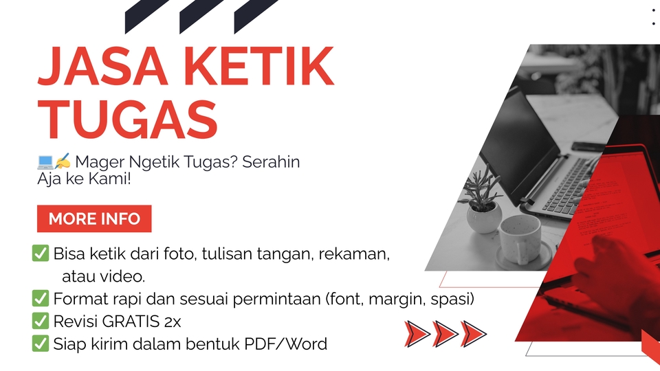Jasa Ketik Tugas/Dokumen/Naskah