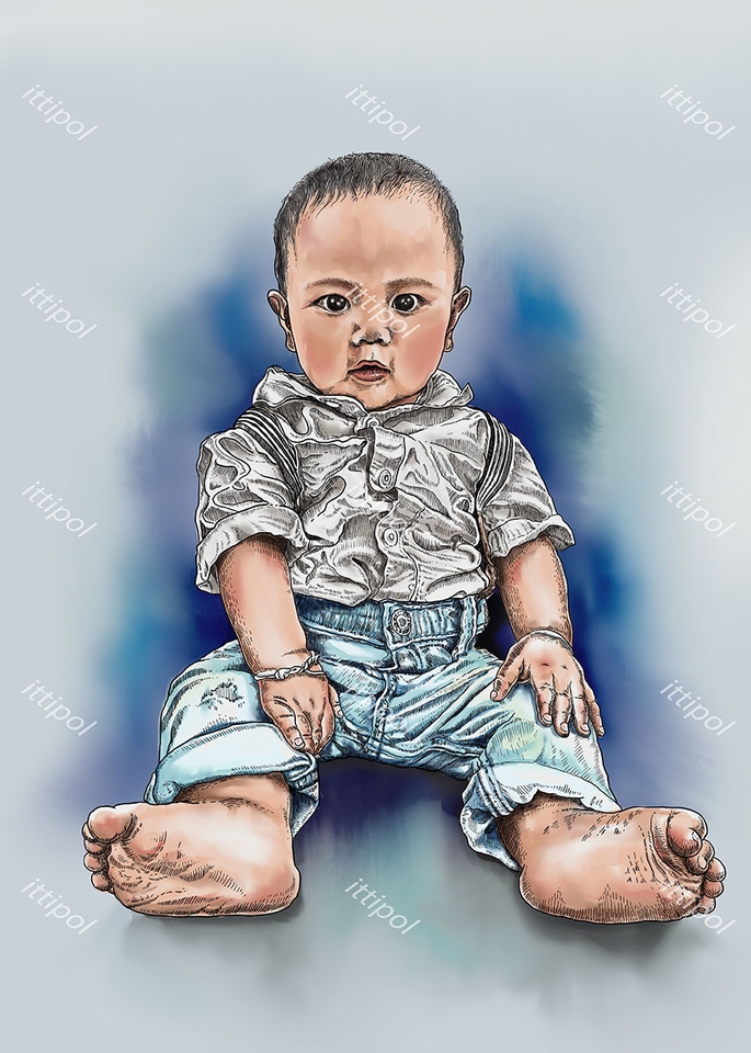 วาดภาพเหมือน Portrait - My Pic No1 - 6