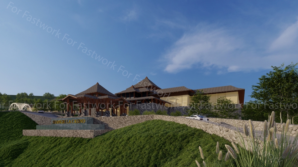 รับออกแบบ 3d perspective โมเดลบ้าน 3 มิติ ออกแบบบ้าน 3d