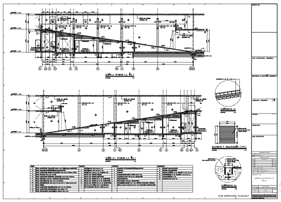 เขียนแบบวิศวกรรมและออกแบบโครงสร้าง - รับเขียนแบบขออนุญาต และ  shop drawing สำหรับใช้งานก่อสร้าง - 2