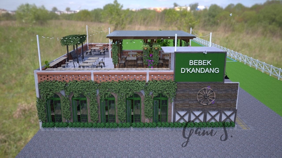Jasa Design 3D Rumah Tinggal/Usaha