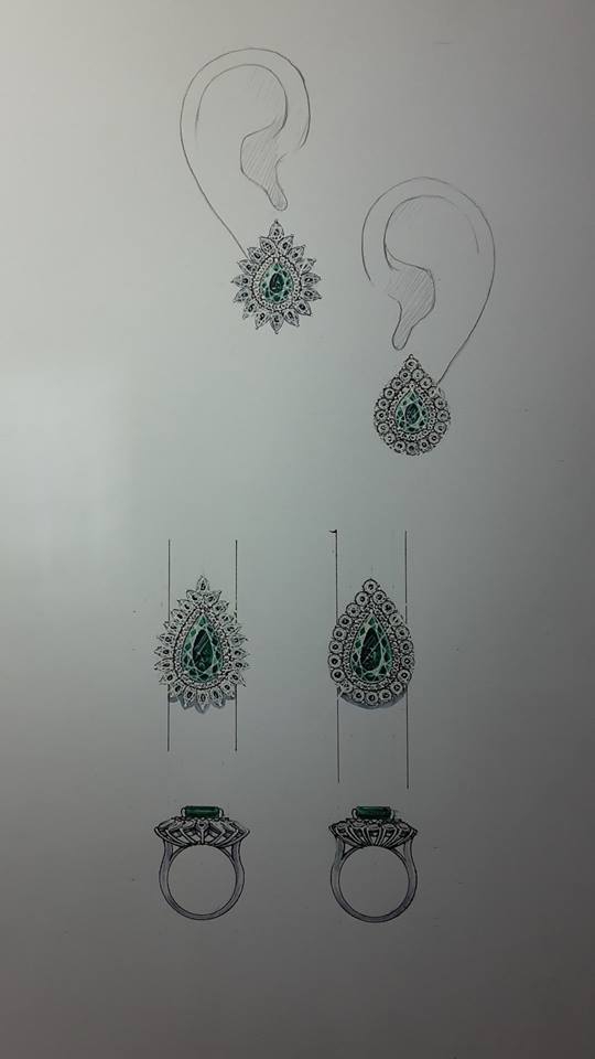 อื่นๆ - ออกแบบเครื่องประดับ เขียนมือ hand sketch jewelry design - 10