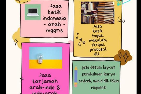 Jasa Penerjemah dan Translate Dokumen - Terjemah arab - indo & indo - arab