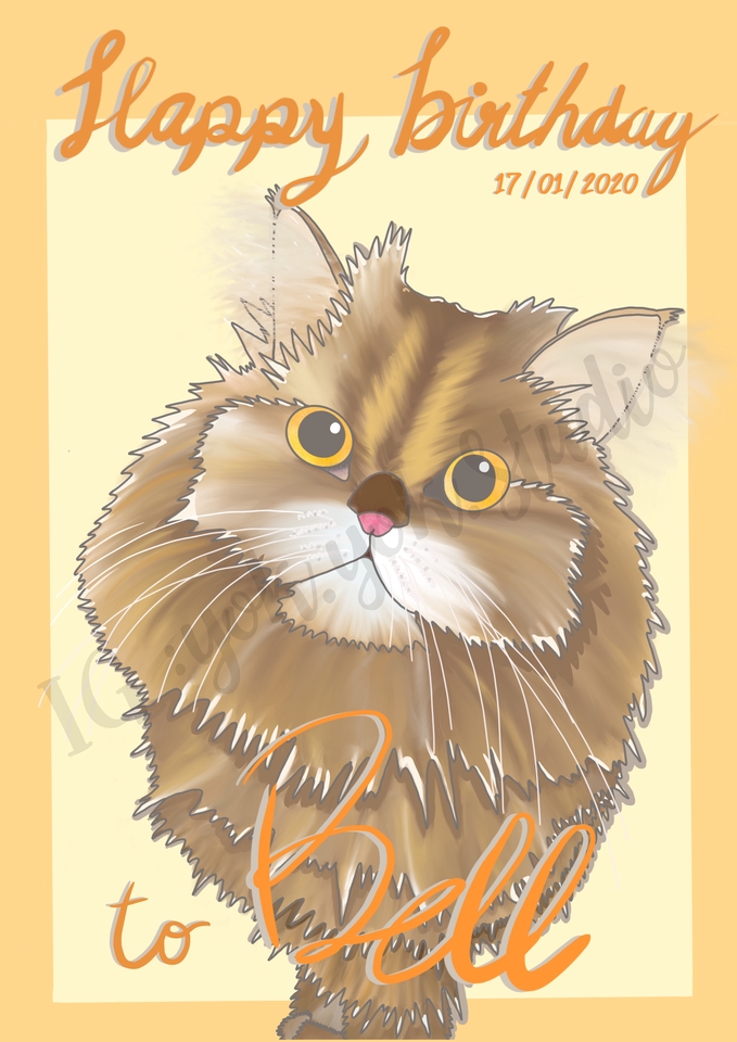 Portrait Illustration - Portrait digital painting ( human / animal / thing ) - 2