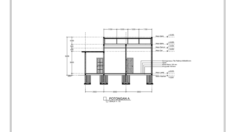 CAD Drawing - Jasa Arsitek, Gambar Kerja, RAB (Desain Rumah, Cafe, Restoran, Toko, dll) - 11