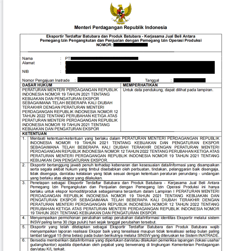 Hukum - Konsultasi Penerbitan Izin Eksportir Terdaftar Komoditas Batubara - 3