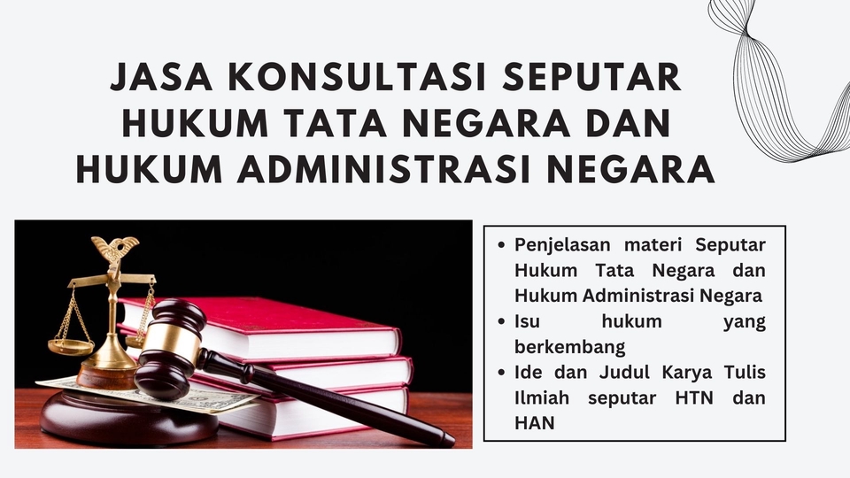 Hukum - Konsultasi Seputar Persoalan Hukum Tata Negara dan Hukum Administrasi Negara - 1