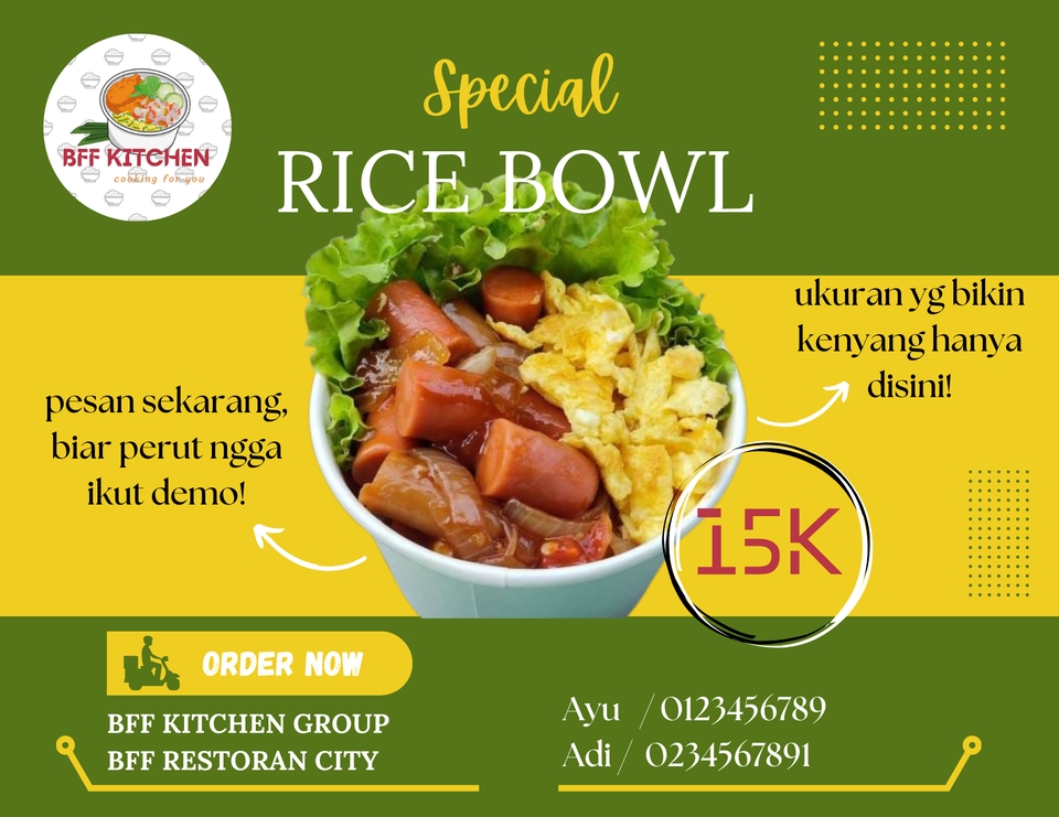 Jasa desain logo restoran makanan dengan konsep modern dan menarik