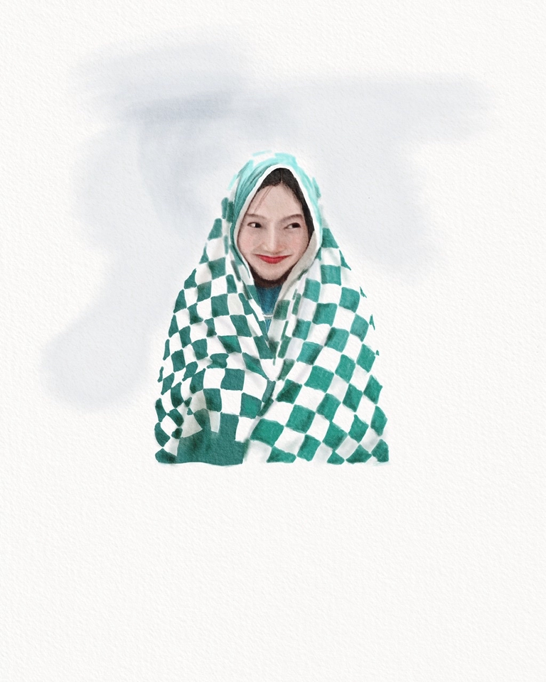 Gambar Potret - Realistic watercolor portrait - 2