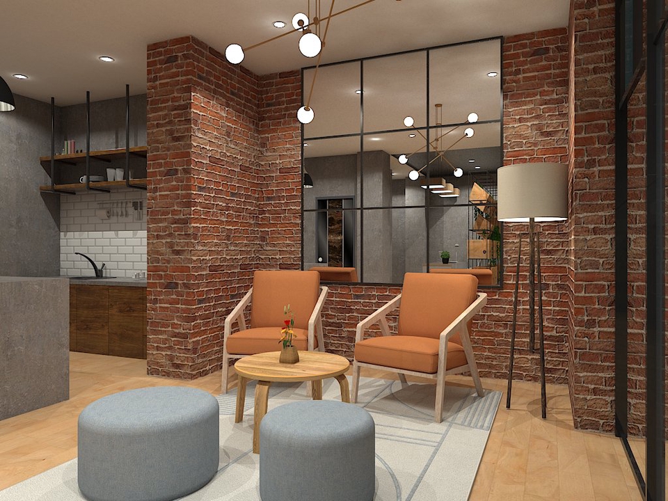 3D & Perspektif - JASA DESAIN 3D INTERIOR MURAH ! Membantu menyiapkan Modeling dan Rendering dengan Kualitas Terbaik - 9