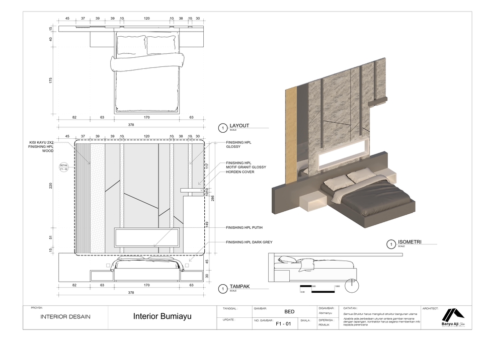 CAD Drawing - Interior dan Furnitur Drafting - 8