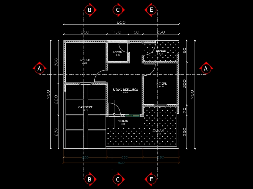CAD Drawing - Desain Bangunan - 3