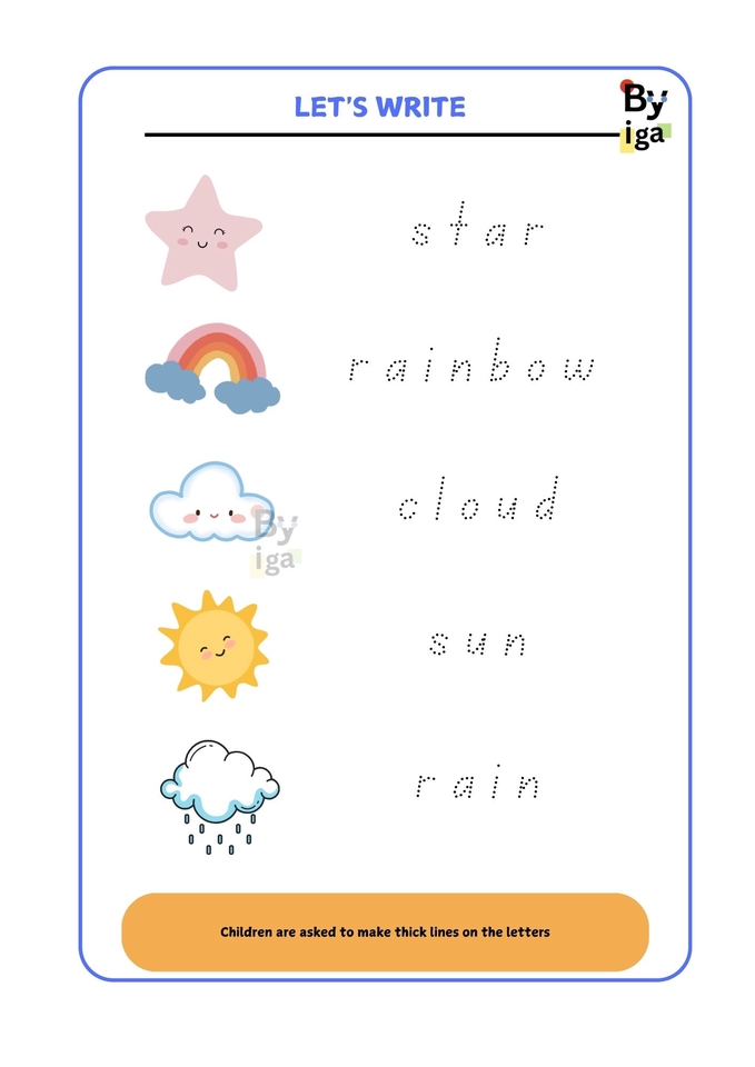 Jasa Lainnya - Pembuatan Worksheet Activity for kid - 10