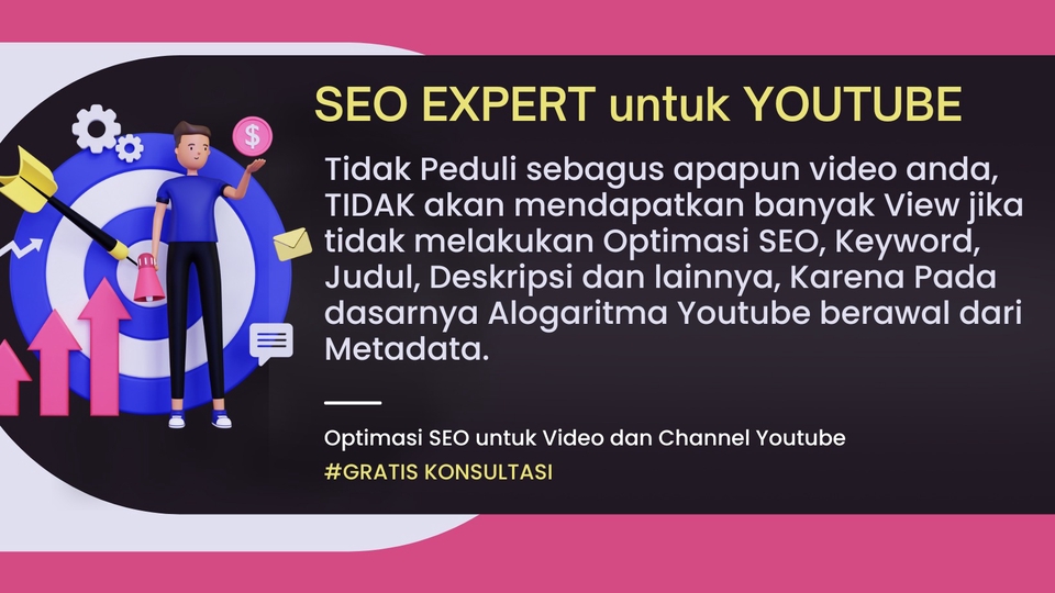 Digital Marketing - Jasa SEO EXPERT Optimasi Youtube Video & Channel - 1