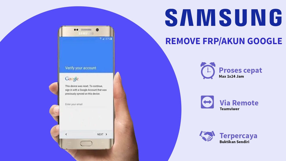 Technical Support - REMOVE AKUN GOOGLE/FRP ANDROID SAMSUNG VIA REMOT - 3